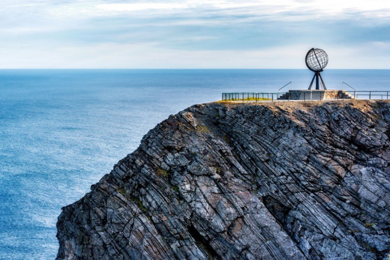 Nejsevernější místo Evropy - Nordkapp.