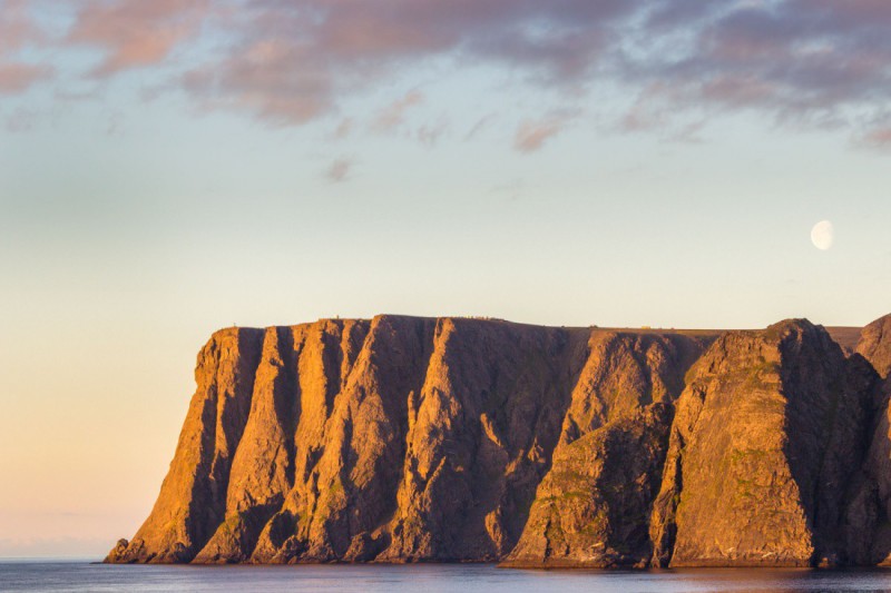 Útes v oblasti Nordkapp.