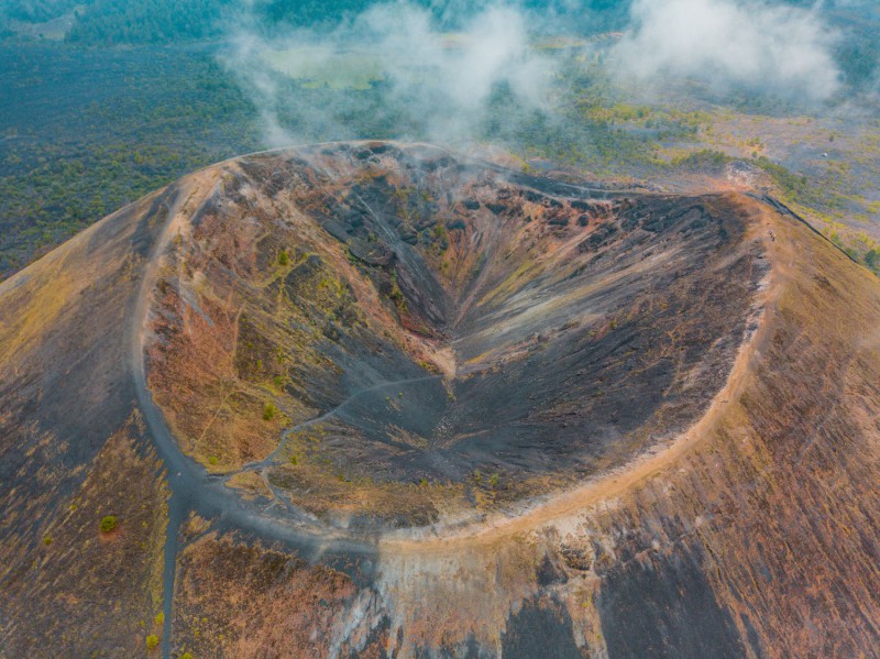 Volcán Paricutín v  Michoacán v Mexiku .