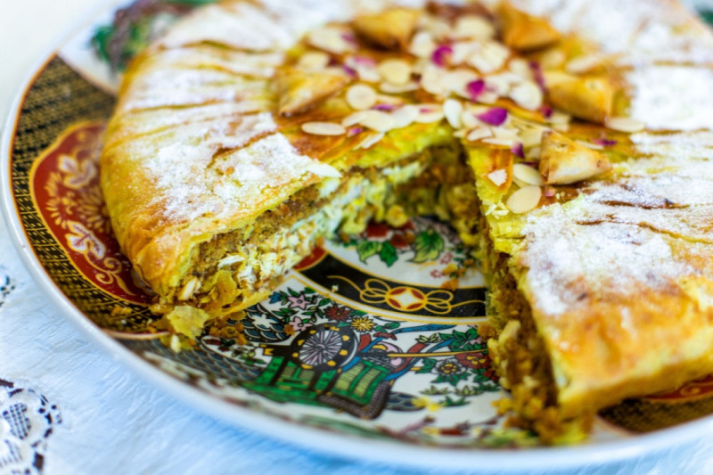Marocká pastilla.