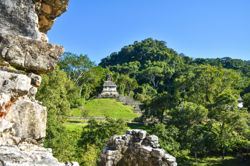 Pohled na Palenque.