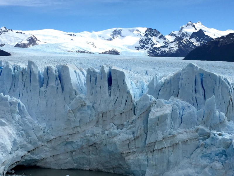 Obrovský ledovec Perito Moreno.