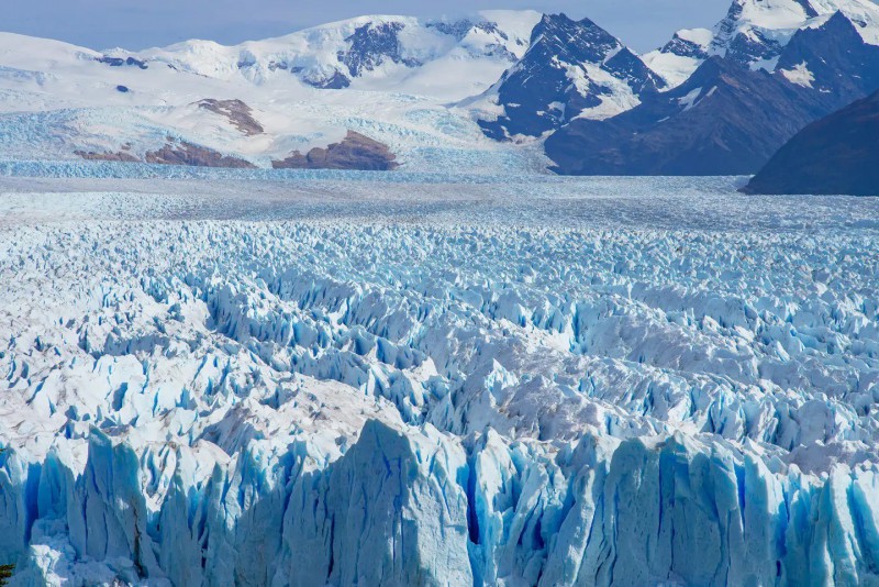 Perito moreno zblízka.