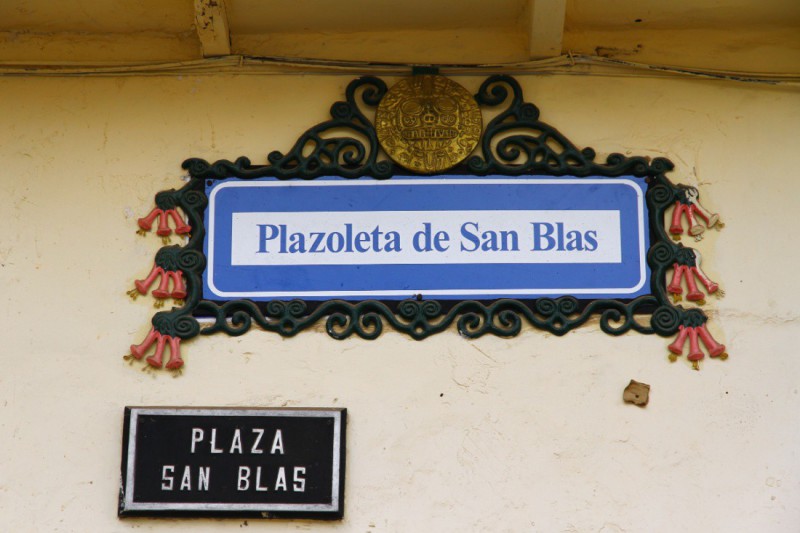 Cedule Plaza San Blas.