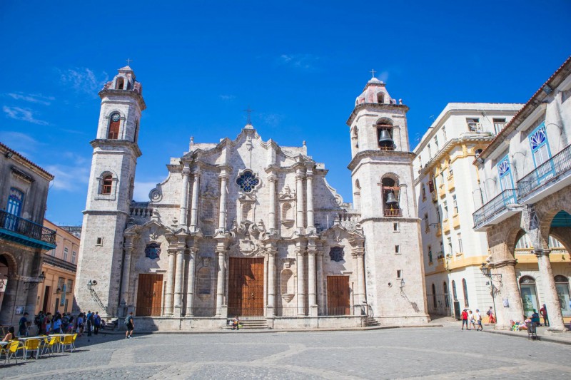 Plaza de la Cathedral, Havana.