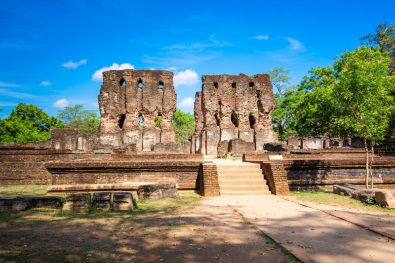 Starobylé město Polonnaruwa.