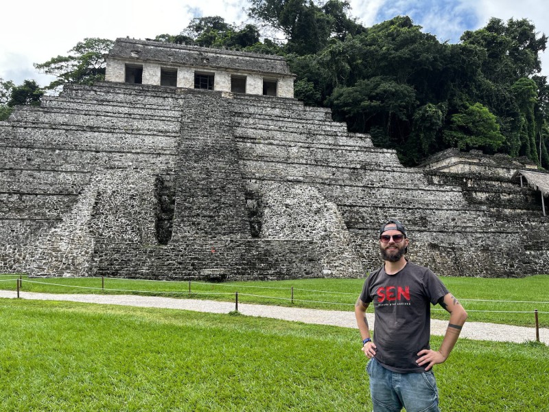 Tajemství pyramidy Palenque ukryté v mexické džungli vám prozradí náš SEN průvodce Lubor. 