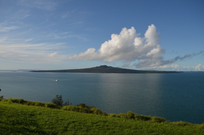 Ostrov Rangitoto.