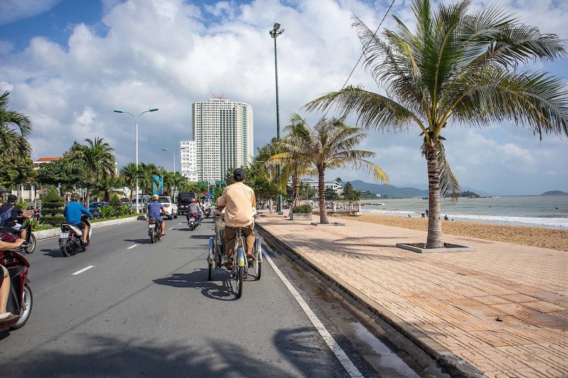 Rikša v Nha Trang.