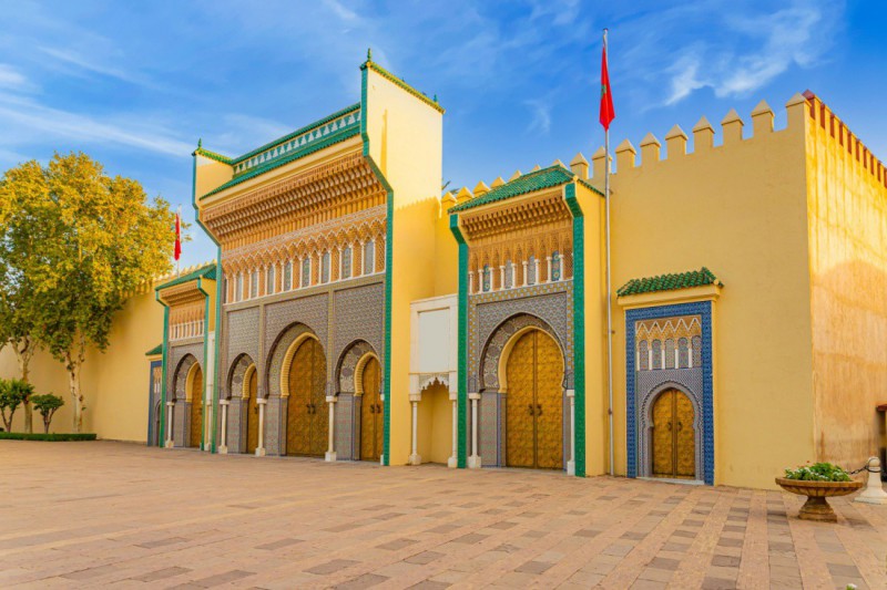 Královský palác ve městě Fez.