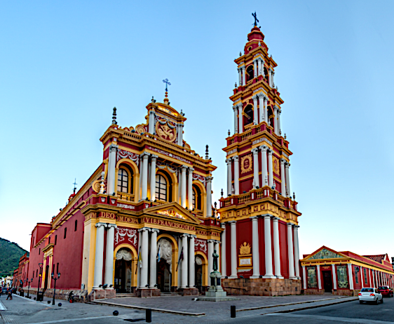 Kostel Salta Argentina.