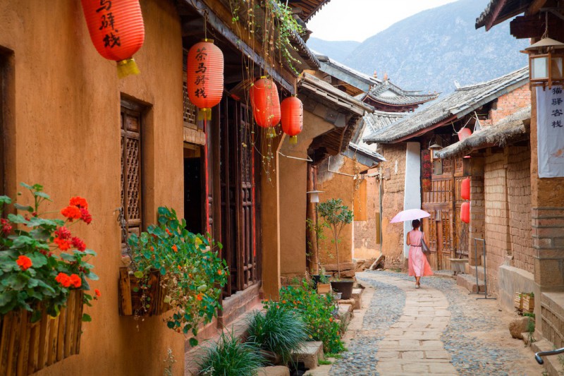Starobylé město Shaxi.