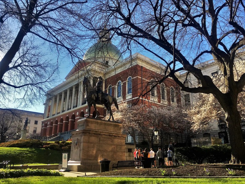 Sídlo vlády státu Massachusetts v Bostonu.