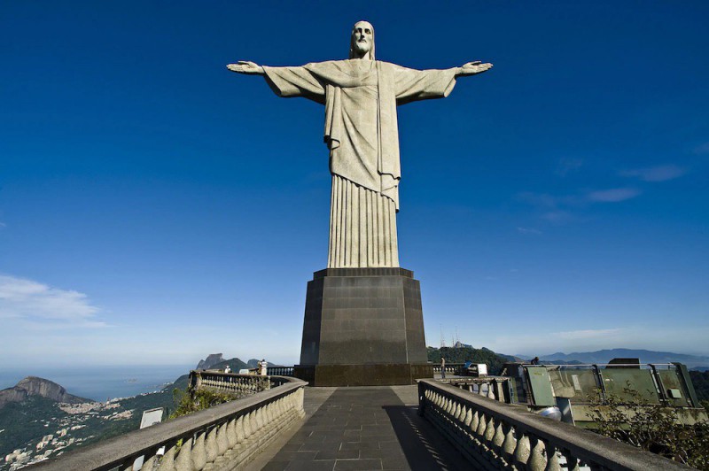 Socha Ježiše Krista na Corcovadu.