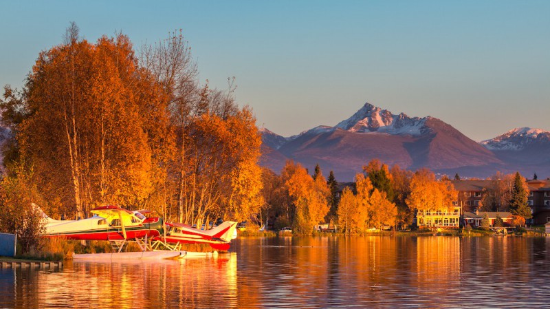 Spenard Lake, Anchorage.