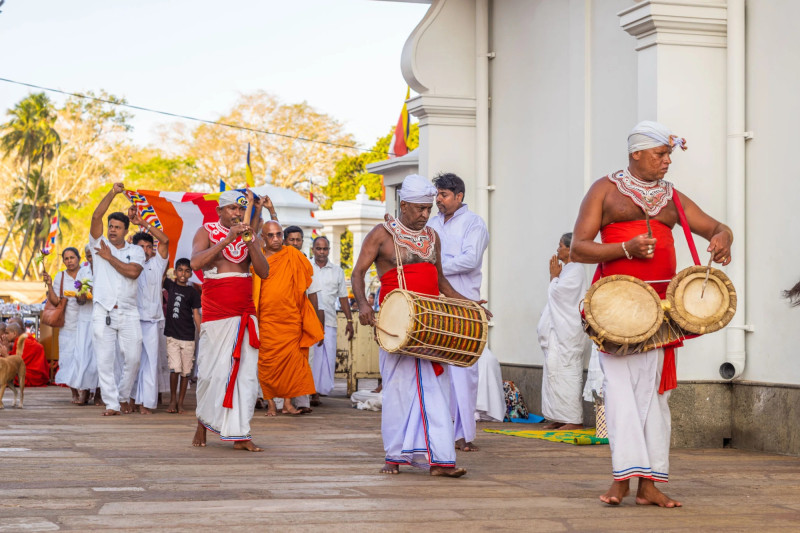 Ukázka tradičních srílanských tanců. 
