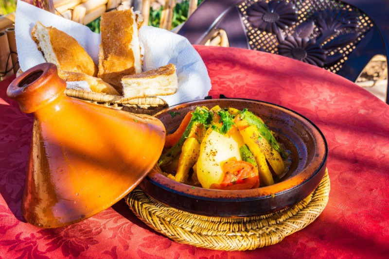 Tradiční pokrm tajine.