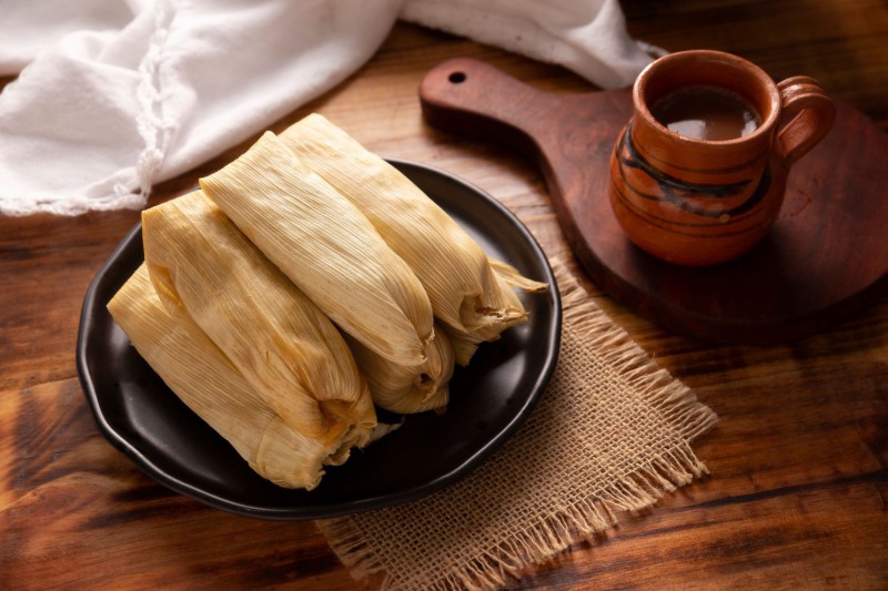 Mexické tamales.