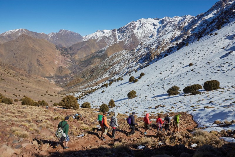 Výšlap na horu Toubkal.