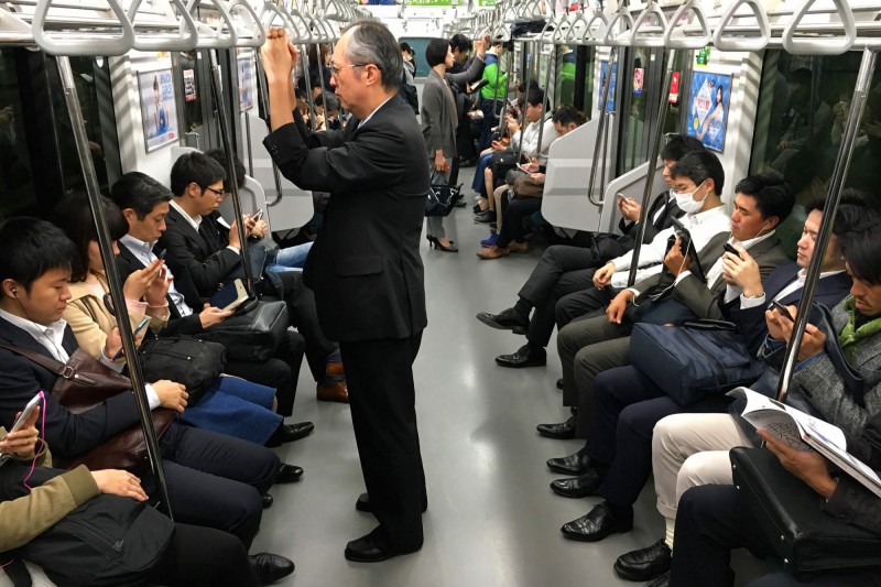 Tokijské metro.