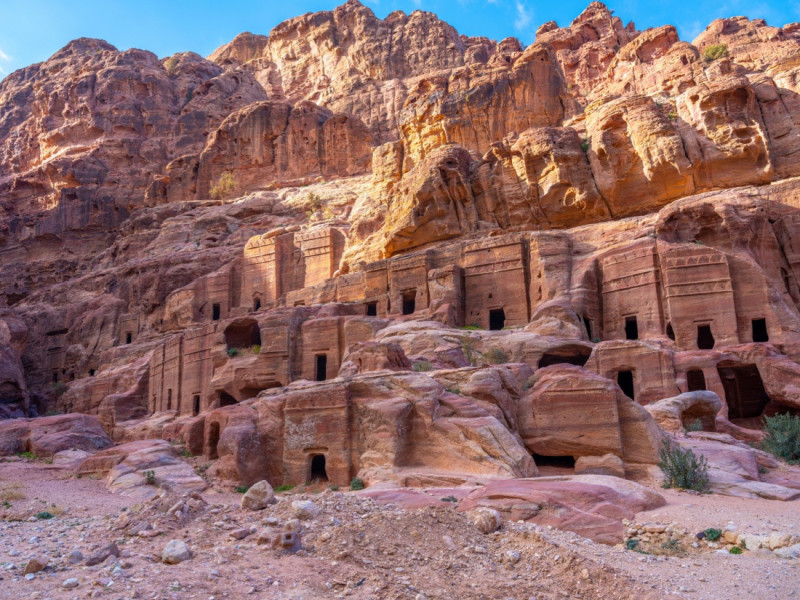 Skalní město Petra.