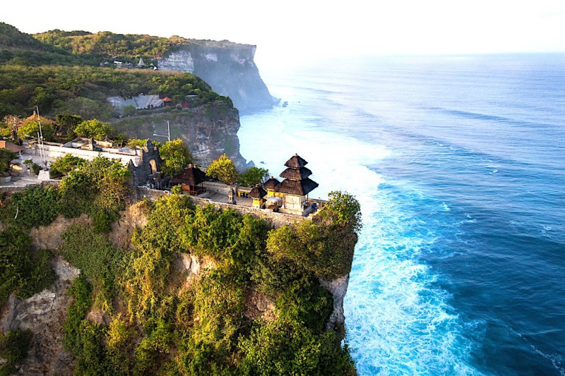 Chrám Uluwatu.