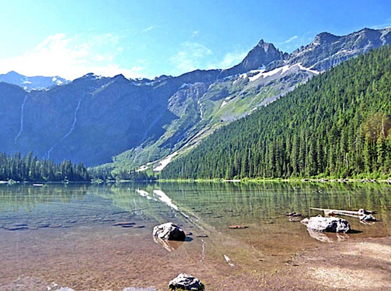 Avalanche Lake Trail.