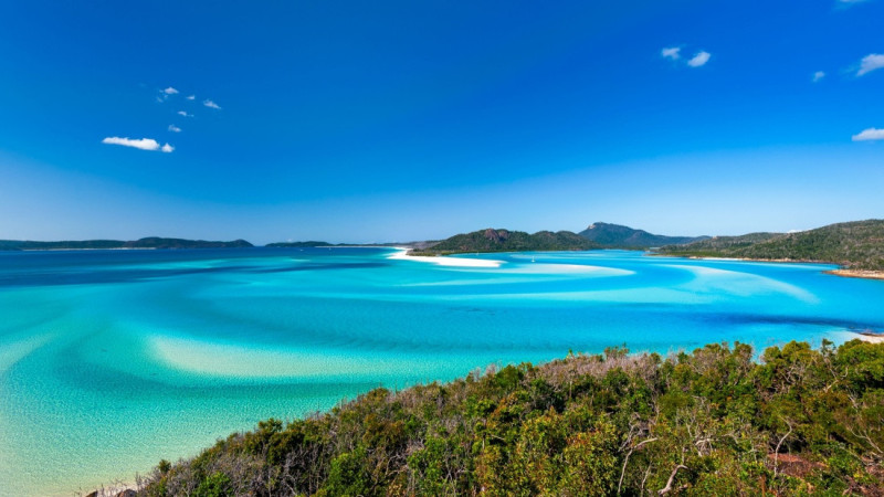 Souostroví Whitsundays.