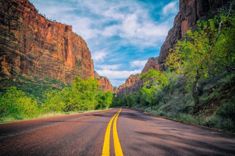 Zion Canyon Scenic Drive.