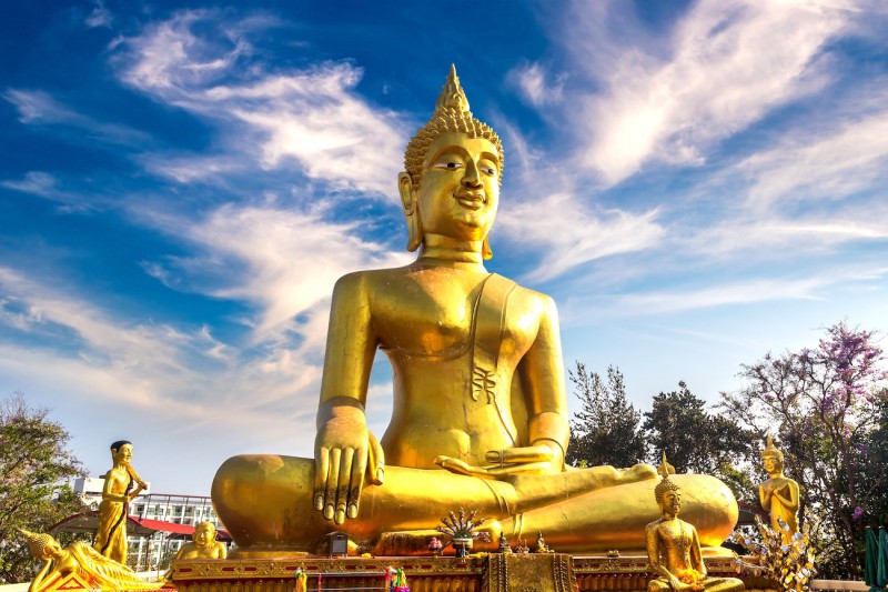 Zlatý Buddha, Pattaya.