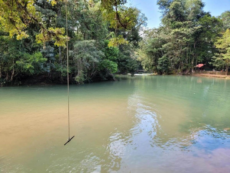 Jezírko v Agua Azul.