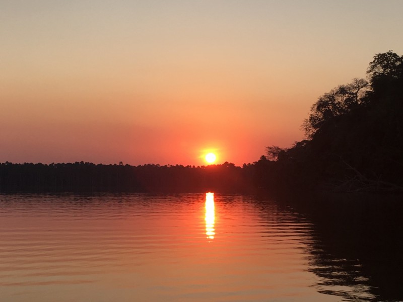 Západ slunce, Amazonie