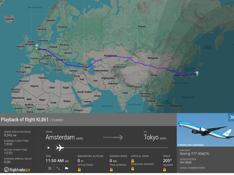 Letová trasa beze změny