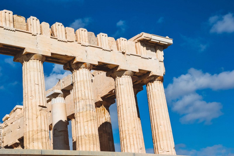 Acropolis v Aténach.