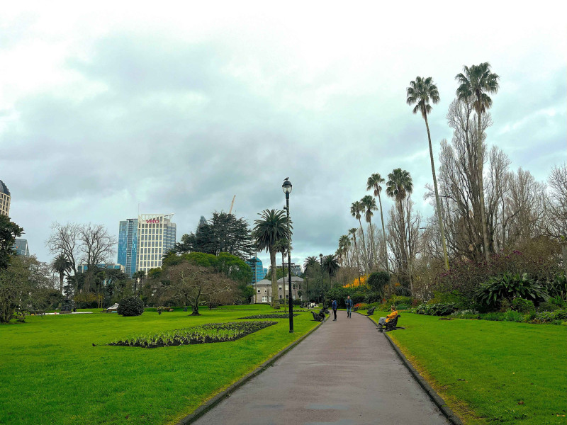 Albert Park v centru Aucklandu.