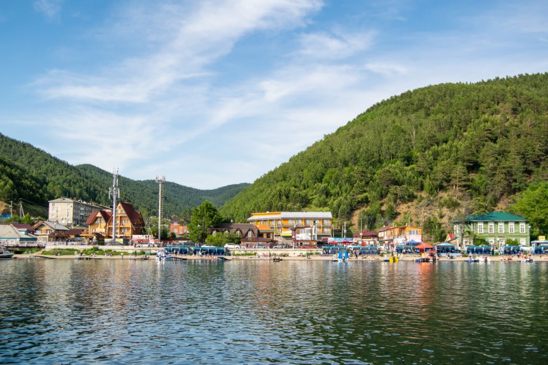 Pohled na jezero Bajkal