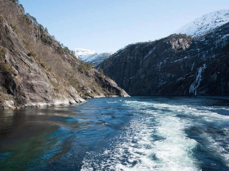 Fjordy v Bergenu.