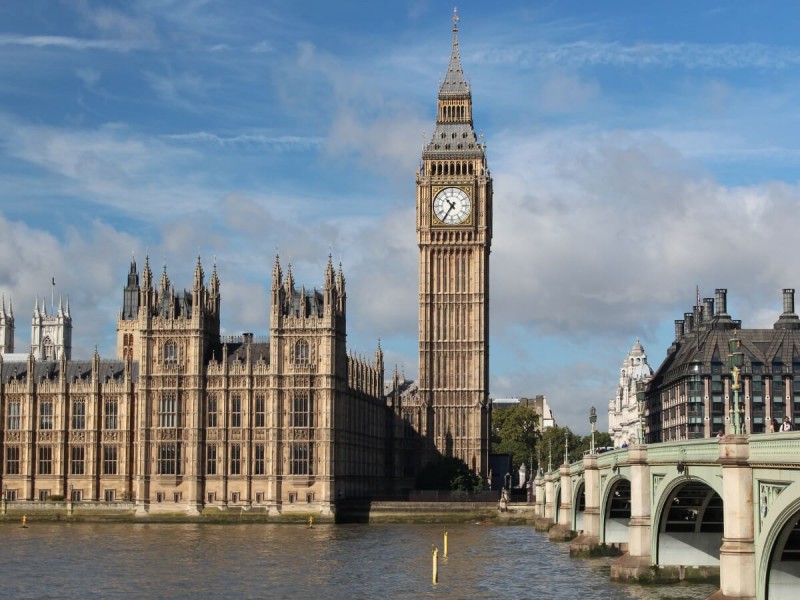 Big Ben v Londýně.