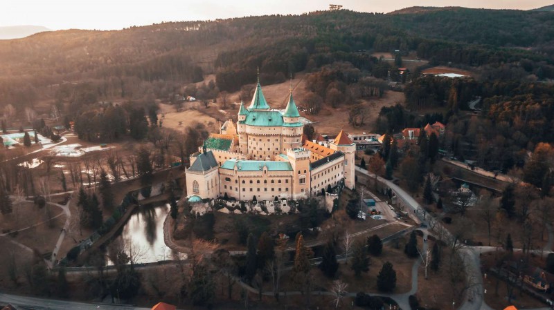 Pohádkový hrad v Bojnicích.