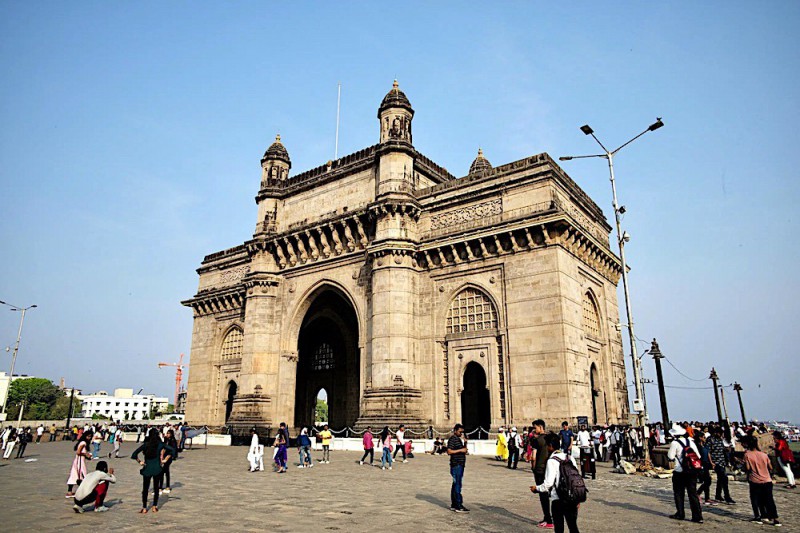 Brána Indie v Bombaji.
