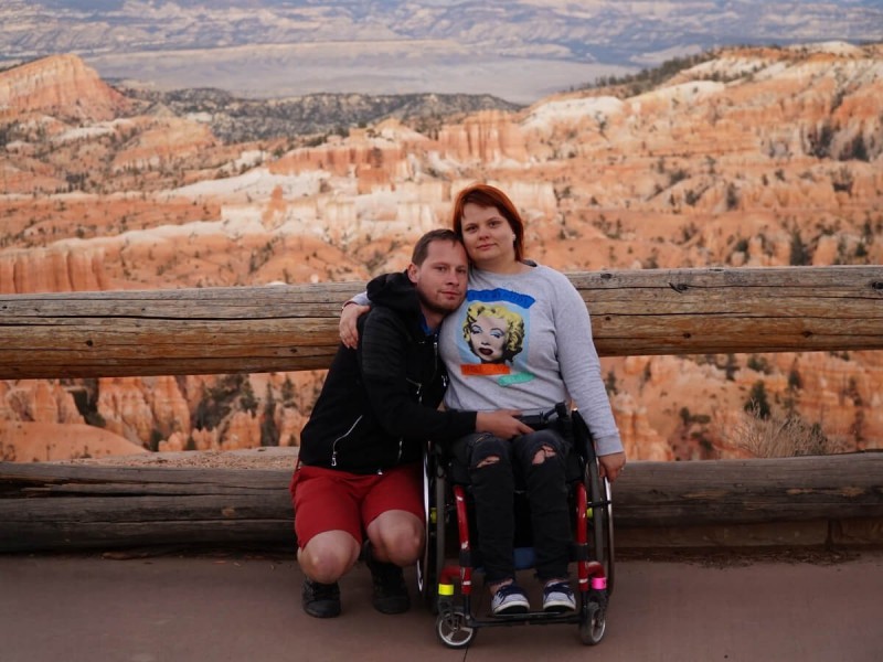 Krásný výhled na Bryce Canyon.