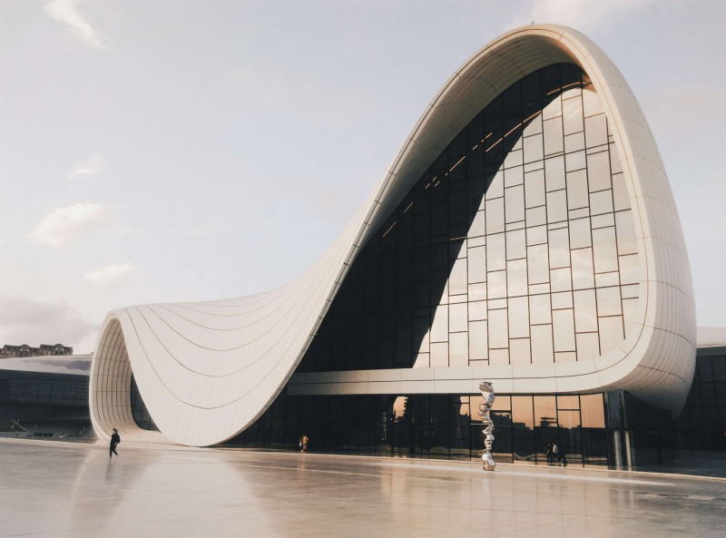 Budova kulturního centra Heydar Aliyev 