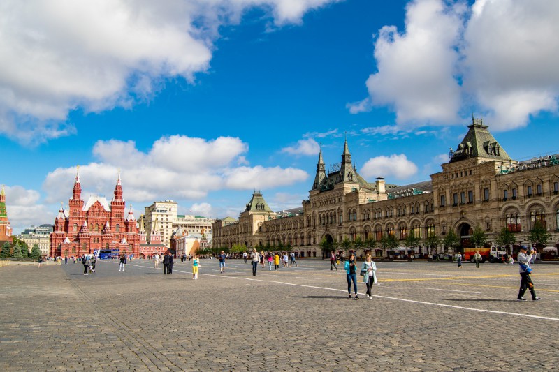 Červené náměstí v Moskvě