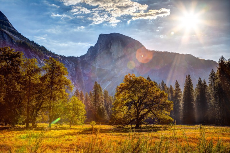 NP Yosemite na podzim.