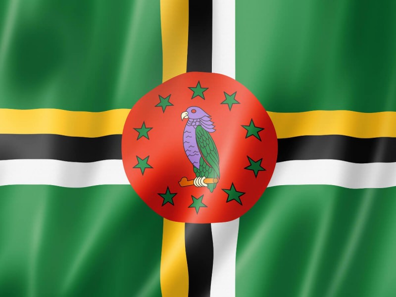 Vlajka Dominiky.
