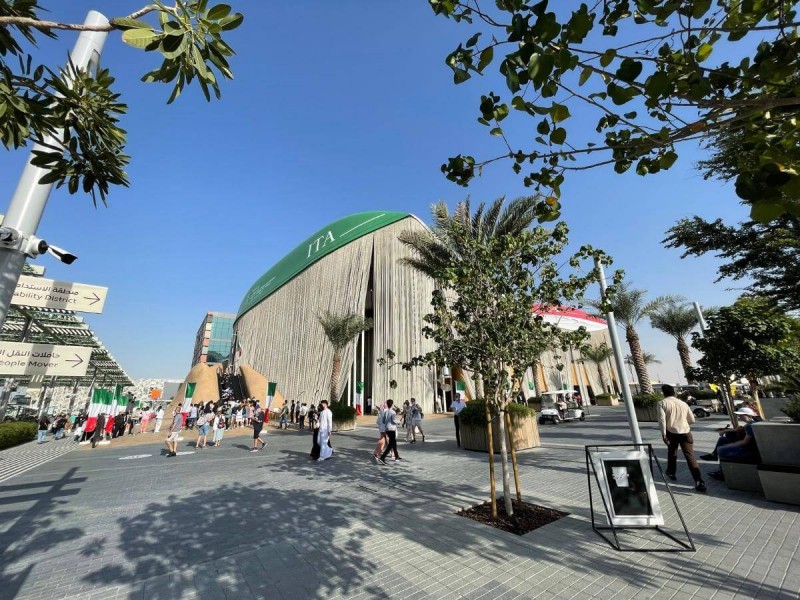Italský pavilon na Expo Dubai 2020.