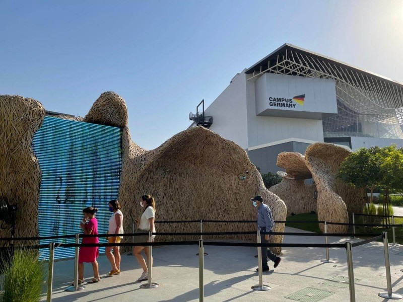 Německý pavilon na Expo Dubai 2020.
