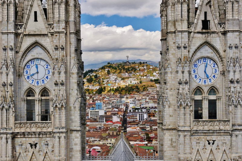 Quito v Ekvádoru je jedním z nejkrásnějších a nejklidnějších měst jižní Ameriky.