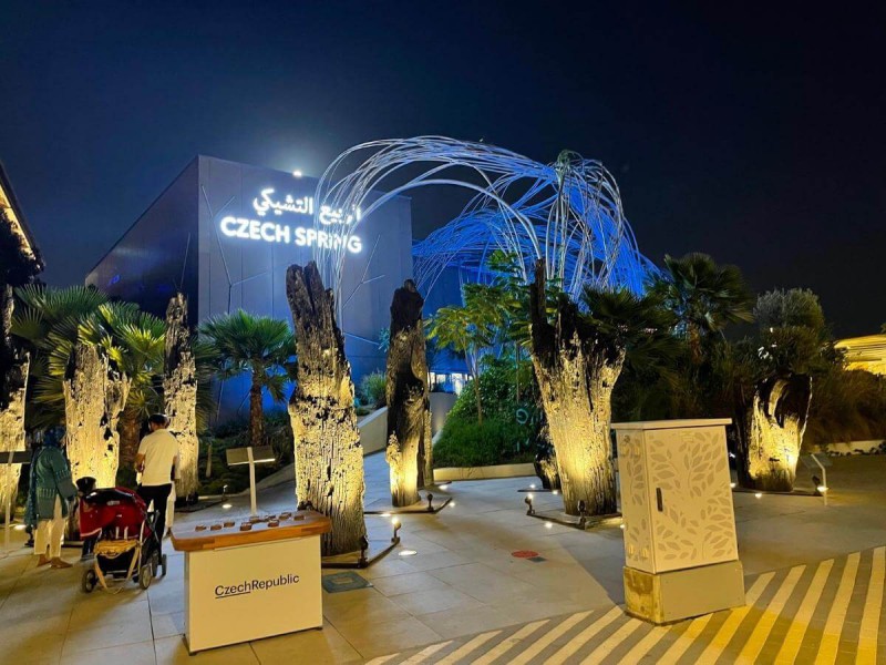 Pavilon České republiky na Expo Dubaj 2020.