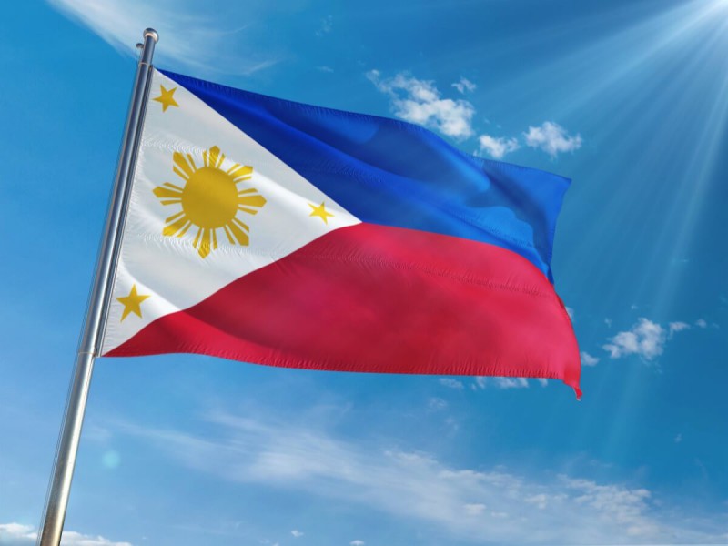 Filipínská vlajka.